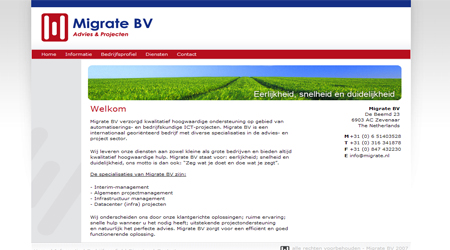 Website voorbeeld 1